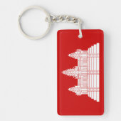 Angkor Wat Ver.2.0. Khmer Temple Sleutelhanger (Voorkant)