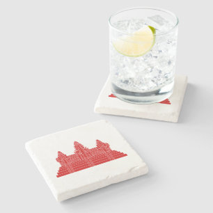 Angkor Wat Ver.2.0. Khmer Temple Stenen Onderzetter