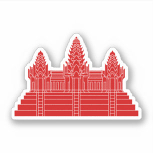 Angkor Wat Ver.2.0. Khmer Temple Sticker