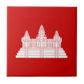 Angkor Wat Ver.2.0. Khmer Temple Tegeltje (Voorkant)