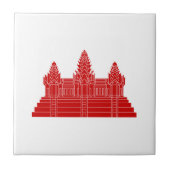 Angkor Wat Ver.2.0. Khmer Temple Tegeltje (Voorkant)