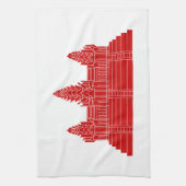 Angkor Wat Ver.2.0. Khmer Temple Theedoek (Verticaal)