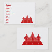 Angkor Wat Ver.2.0. Khmer Temple Visitekaartje (Voorkant / Achterkant)