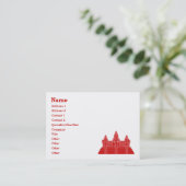 Angkor Wat Ver.2.0. Khmer Temple Visitekaartje (Staand voorkant)