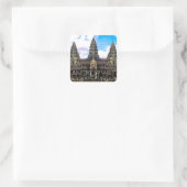 Angkor Wat Vierkante Sticker (Tas)