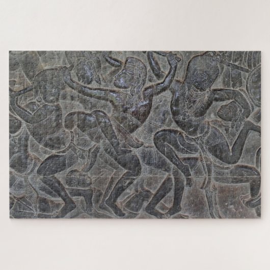Angkor Wat Warriors Legpuzzel (Horizontaal)