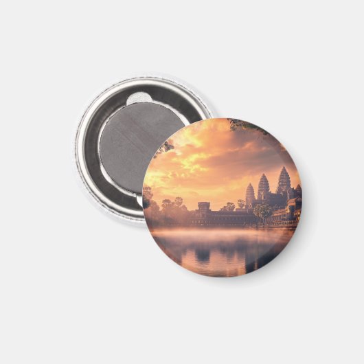 Angkor Wat waterverf Magneet (Voorkant / Achterkant)