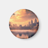 Angkor Wat waterverf Magneet (Voorkant)