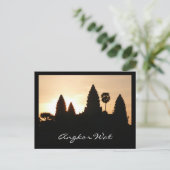 angkor wat zon briefkaart (Staand voorkant)