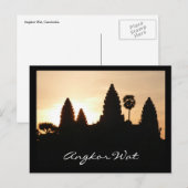 angkor wat zon briefkaart (Voorkant / Achterkant)
