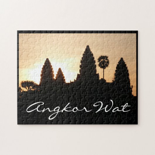 angkor wat zonsopgang tempels legpuzzel (Horizontaal)