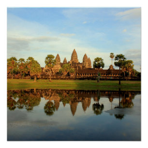 Angkor Watt, Cambodja Poster