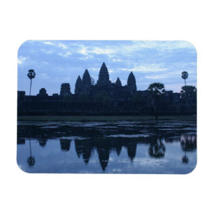 Angkor zonsopgang blauw magneet