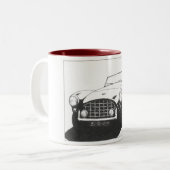 Anglaises-Bristol Tweekleurige Koffiemok (Voorkant links)