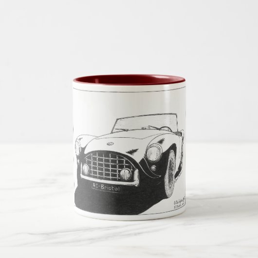 Anglaises-Bristol Tweekleurige Koffiemok (Center)