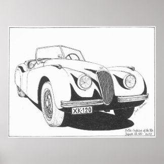 Anglaises-Jaguar Poster