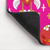 Angle Number One Heart Long Blonde Hair Princess Muismat (Hoek)