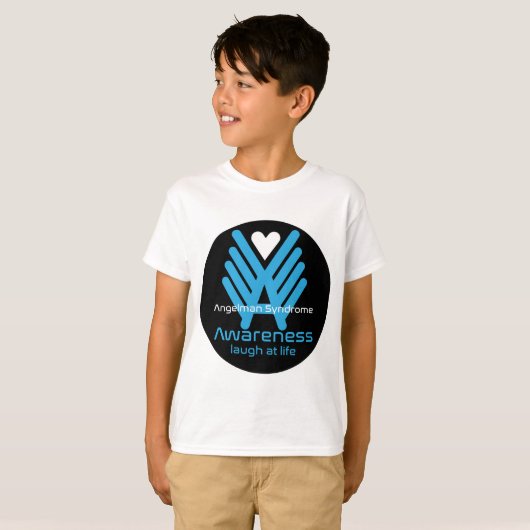 Angleman Syndrome Awareness T-shirt (Voorkant volledig)