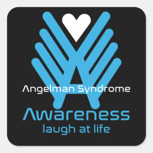 Angleman Syndrome Awareness Vierkante Sticker