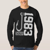 ANGLER 42ND BIRTHDAY VISSEN LIMITED EDITION 1983 T-SHIRT (Voorkant)