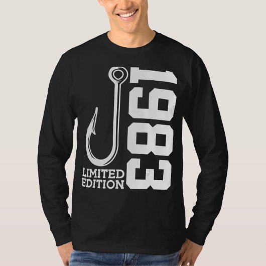 ANGLER 42ND BIRTHDAY VISSEN LIMITED EDITION 1983 T-SHIRT (Voorkant)