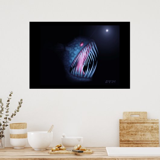 Angler Fish Poster (Keuken)