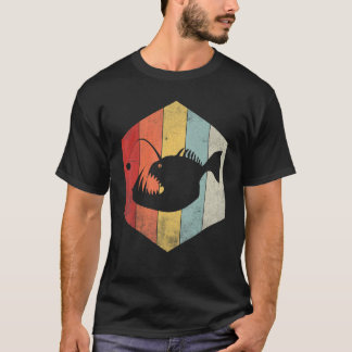 Angler Fish  Retro Fisherman Vintage Anglerfish T-shirt