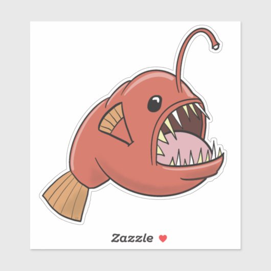 Angler Fish Sticker (Vel)