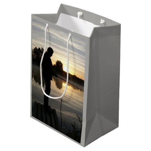 Angler Goedemorgen Medium Cadeauzakje (Achterkant Gekanteld)