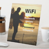 Angler Goedemorgen Reclamebord Met Voetstuk (Insitu)