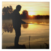 Angler Goedemorgen Tegeltje (Voorkant)