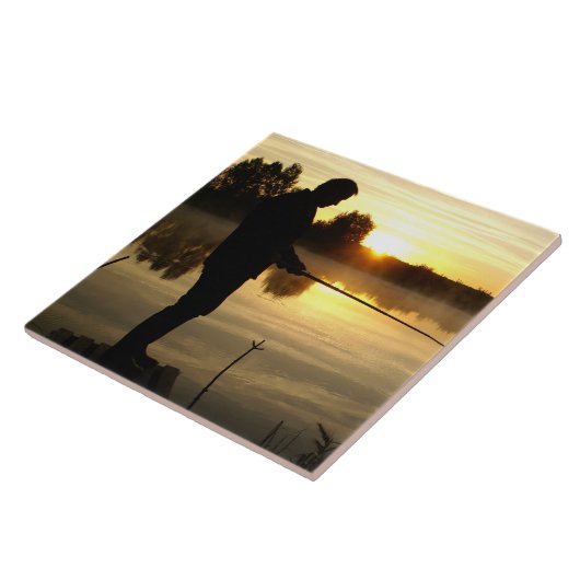 Angler Goedemorgen Tegeltje (Zijkant)