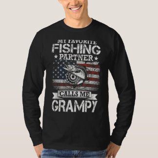 Angler I Mijn favoriete Geviste Partner roept me G T-shirt