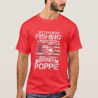 Angler I Mijn favoriete Geviste Partner roept me P T-shirt