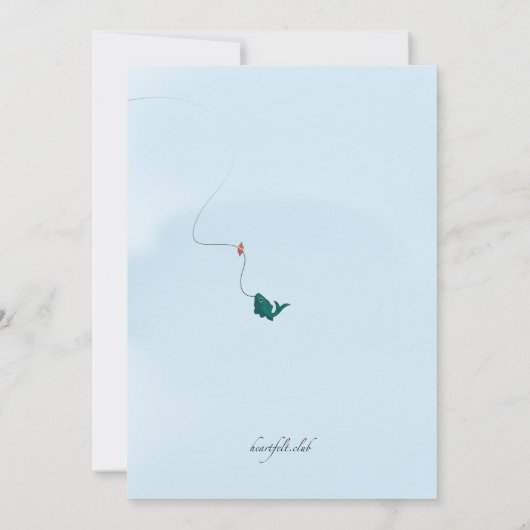 Angler Invitation Kaart (Achterkant)