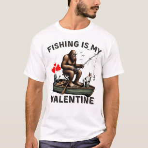 Angler’s Heart: Dag van de Valentijn T-shirt