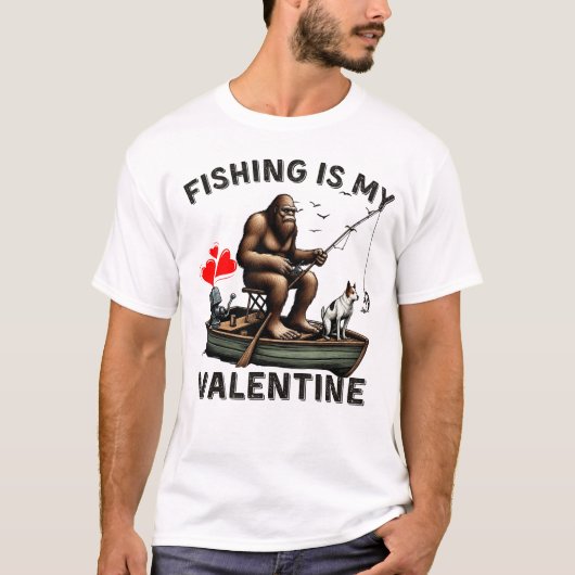 Angler’s Heart: Dag van de Valentijn T-shirt (Voorkant)
