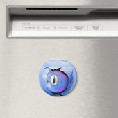 Angler vis aquarium vissenkom schattig blauw magneet (Insitu (Vaatwasser))