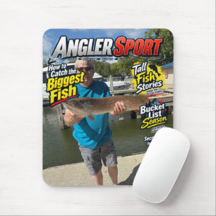 Angler Visser Tijdschrift Muismat