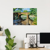 Angler Vist voor forel Poster (Thuiskantoor)