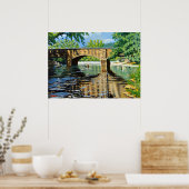 Angler Vist voor forel Poster (Keuken)