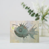 Anglerfisch Briefkaart (Staand voorkant)