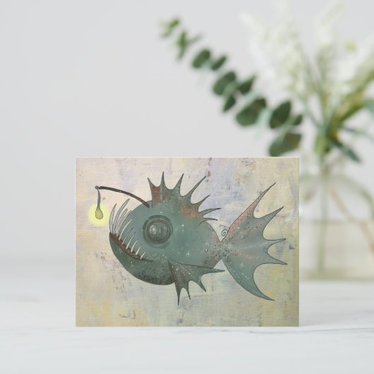 Anglerfisch Briefkaart (Staand voorkant)