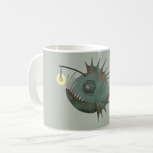 Anglerfisch koffiemok (Voorkant links)