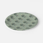 Anglerfisch  papieren bordje (Gekanteld)