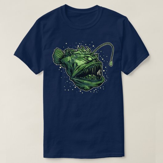 Anglerfish Deep Sea Creature Sea Monster  T-shirt (Design voorkant)