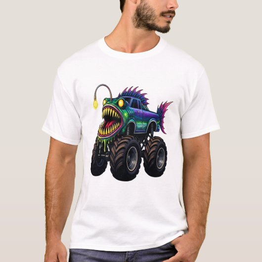 Anglerfish Monster Truck T-shirt (Voorkant)