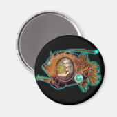 "Anglerfish Submarine" magneet (Voorkant / Achterkant)