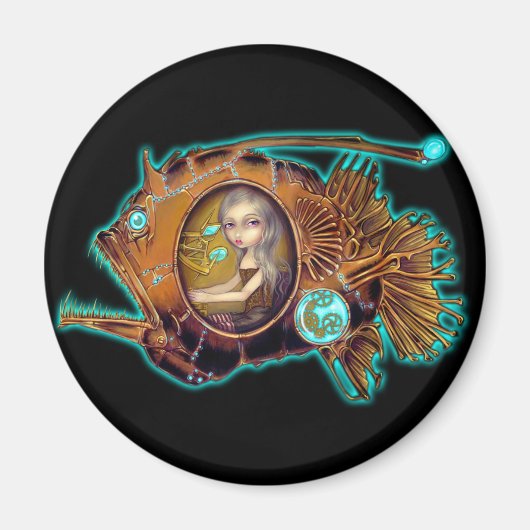 "Anglerfish Submarine" magneet (Voorkant)