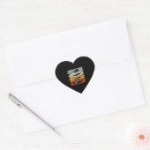Anglers, Gevist, Vis, Vist, Knipperaars Hart Sticker (Envelop)